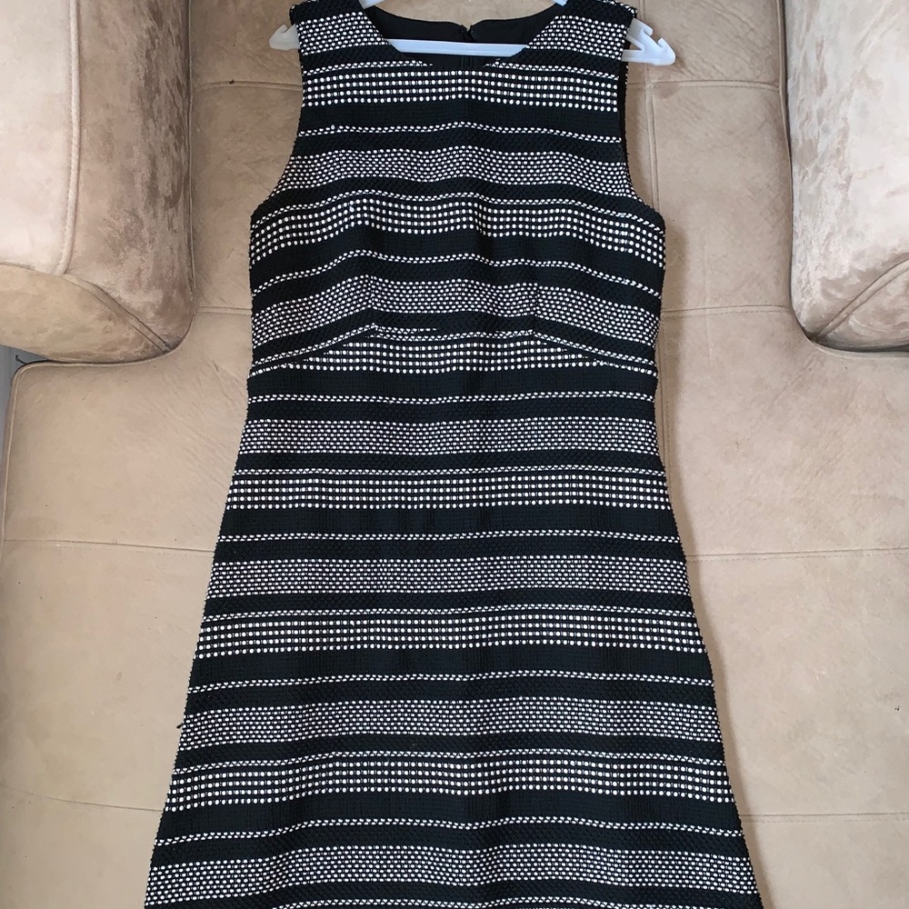 Ann Taylor Black and White Dress